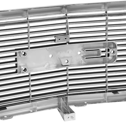 PARRILLA GRILLE - CV C10/GC '88-'93/'94-'01/ GRILLE ASS'Y 88-93/ CHROME/BLACK (GMC)/ (DOUBLE HEAD LIGHT)//PARTS.NO,GM1200229//OEM NO,15615109