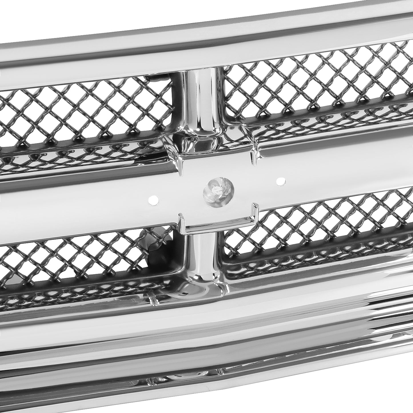 PARRILLA GRILLE - CV S10/SONOMA/JIMMY '82-'93/ GRILLE ASS'Y 91-93/ CHROME/SILVER-BLACK/ (MESH TYPE)/ (S10) (SEALED BEAM)//PARTS.NO,GM1200326//OEM NO,15701945