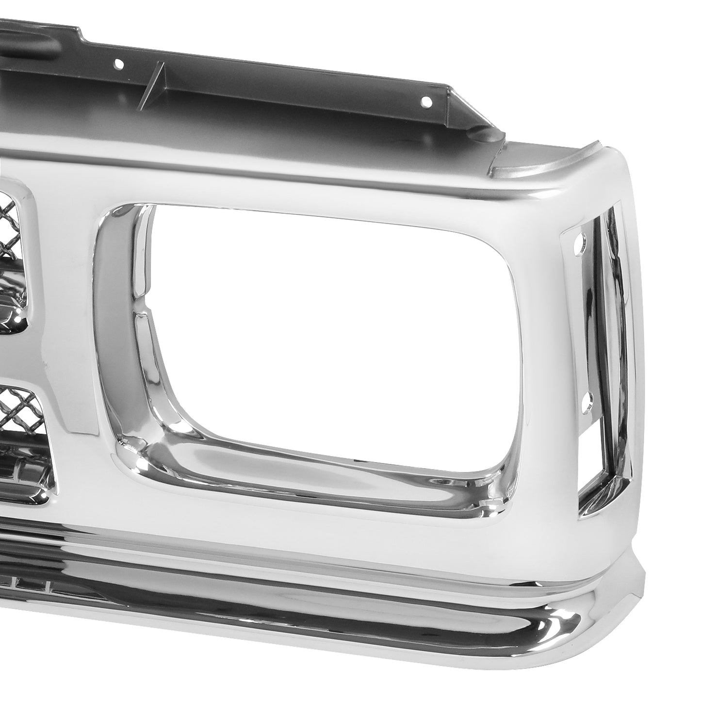 PARRILLA GRILLE - CV S10/SONOMA/JIMMY '82-'93/ GRILLE ASS'Y 91-93/ CHROME/SILVER-BLACK/ (MESH TYPE)/ (S10) (SEALED BEAM)//PARTS.NO,GM1200326//OEM NO,15701945