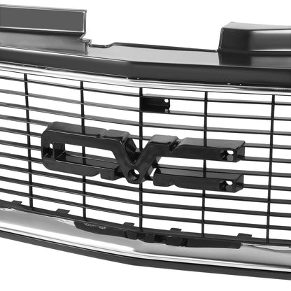 PARRILLA GRILLE - CV C10/GC '88-'93/'94-'01/ GRILLE ASS'Y 94-01/ CHROME/BLACK (GMC)/ (COMPOSITE DUAL H/L)/ (SAME=SUBURBAN=TAHOE)//PARTS.NO,GM1200392//OEM NO,12388709