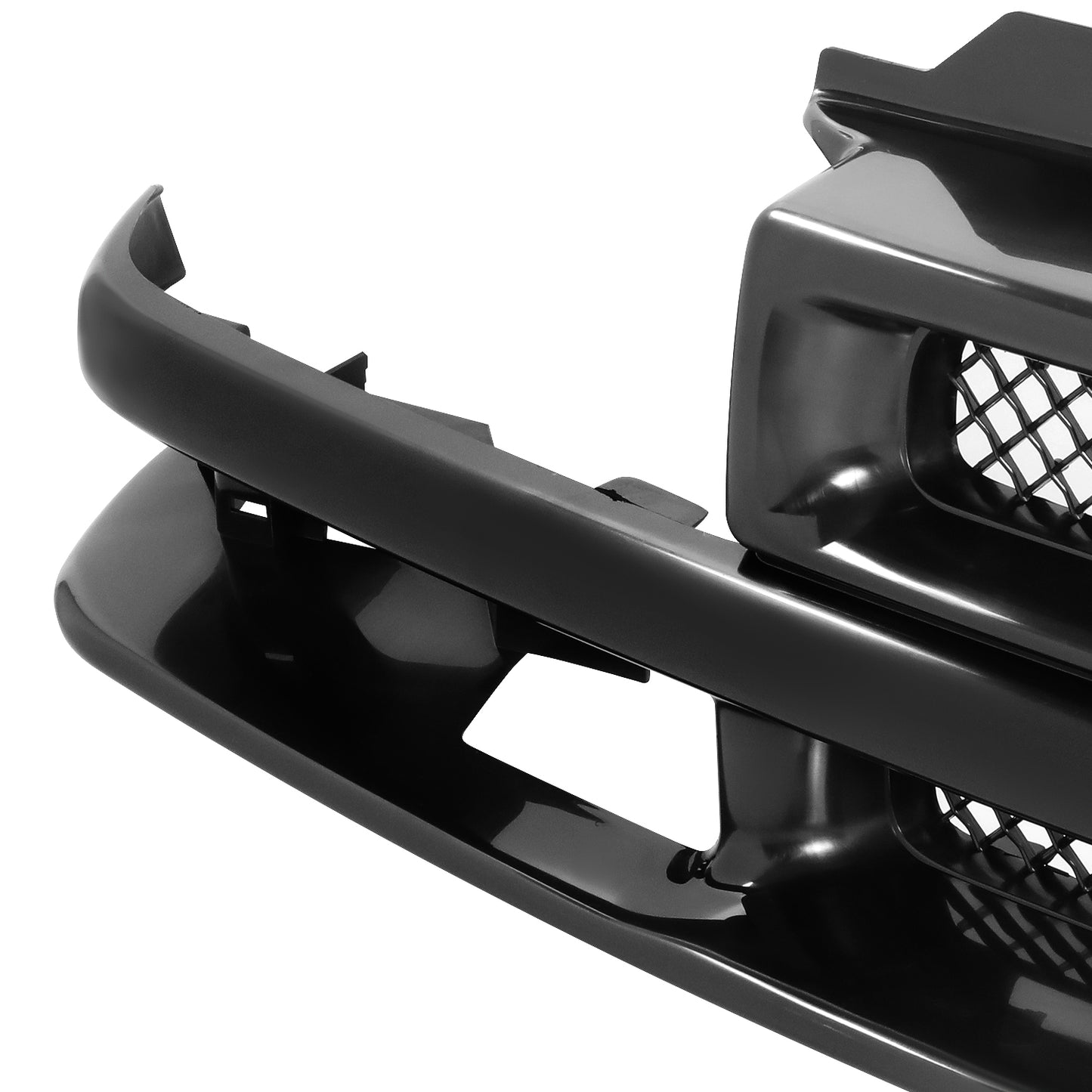 PARRILLA GRILLE - CV S10/SONAMA '94-'97/'98-'04/ GRILLE ASS'Y 98-04/ MAT-BLACK W/BLACK MLDG/ (MESH TYPE) (PTM)/ (W/SPORT,XTREME) (S10)//PARTS.NO,GM1200413//OEM NO,12471853