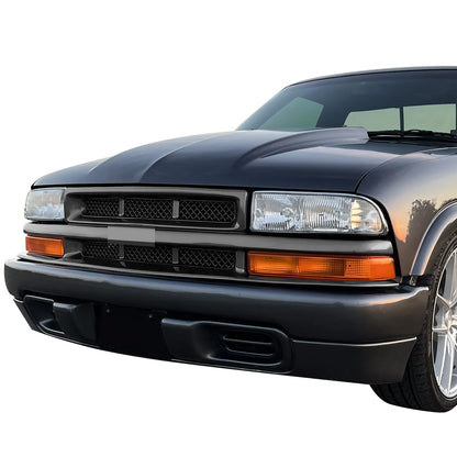 PARRILLA GRILLE - CV S10/SONAMA '94-'97/'98-'04/ S10 GRILLE OE TYPE '98-'04/ MAT-GRAY W/MESH/ (SS/XTREME) S10//PARTS.NO,GM1200426//OEM NO,12474941