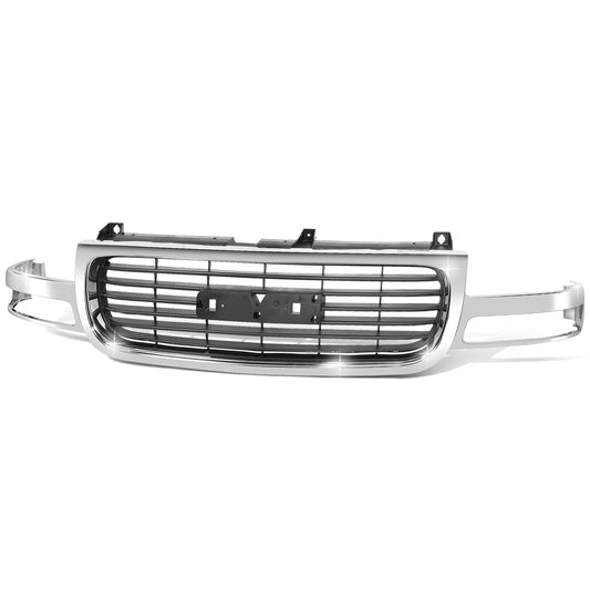 PARRILLA GRILLE - GC SERRA '99-'02/ GRILLE ASS'Y/ MAT-GRAY W/BLACK FRAME/ W/CHROME MOULDING/ (EXCEPT C3) (1500/2500)/(SAME=YUKON 00-06)//PARTS.NO,GM1200430//OEM NO,19130787