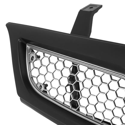 PARRILLA GRILLE - PT MONTNA/TRANSPRT '99-'05/ GRILLE ASS'Y 01-05/ BLACK/SILVER/ (W/REINF)