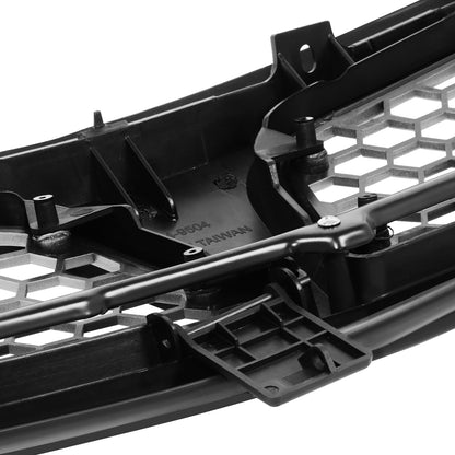 PARRILLA GRILLE - PT MONTNA/TRANSPRT '99-'05/ GRILLE ASS'Y 01-05/ BLACK/SILVER/ (W/REINF)