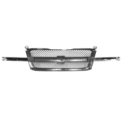 PARRILLA GRILLE - CV SIRADO '03-'05/ GRILLE ASS'Y 03-07/ TEXTURED DARK GRAY/ W/CHROME MOULDING/ (BASE/LT/LS)//PARTS.NO,GM1200474//OEM NO,88968933