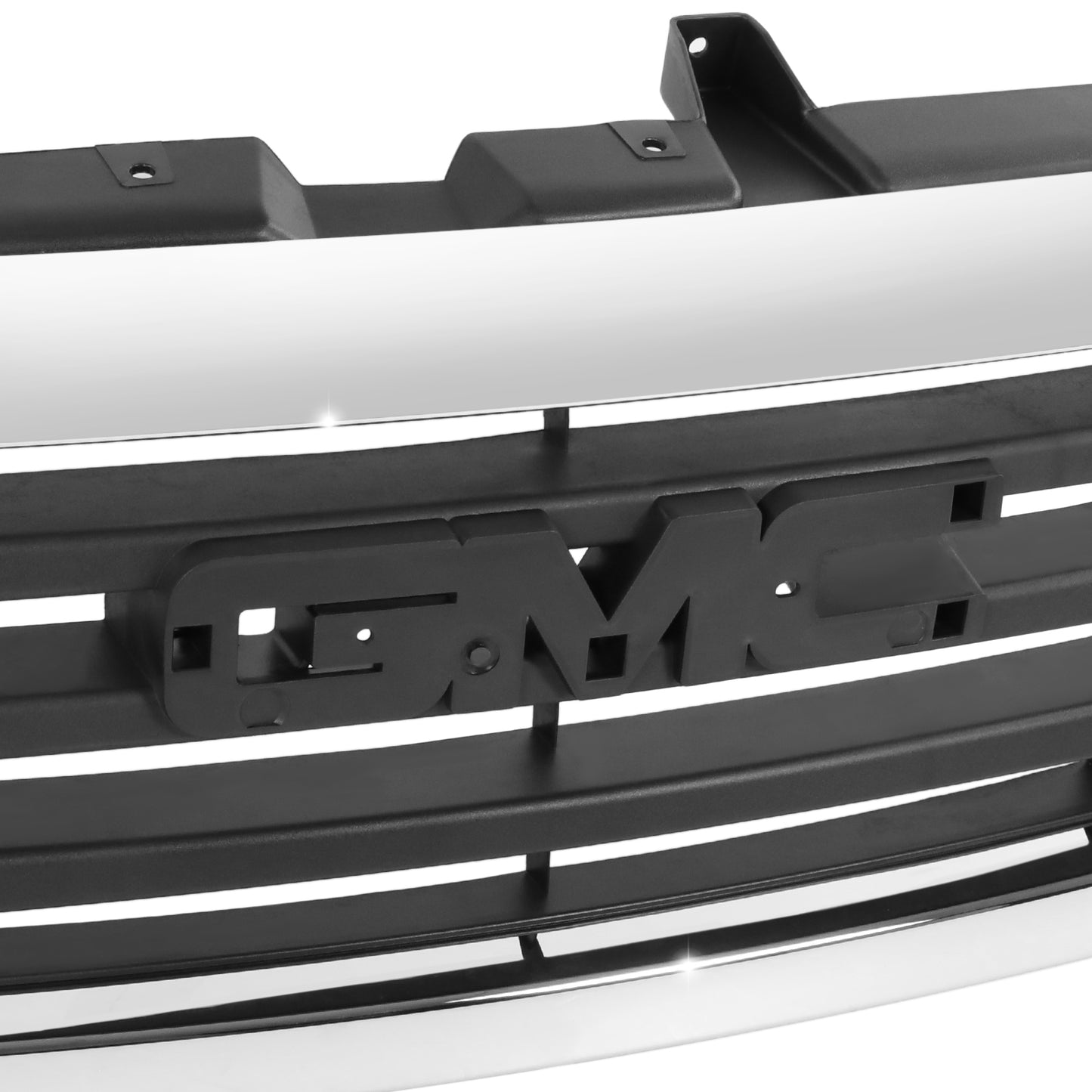 PARRILLA GRILLE - GC SERRA '03-'06/ GRILLE ASS'Y/ MAT-BLACK W/CHROME MOULDING/ (1500/2500)//PARTS.NO,GM1200475//OEM NO,19130791