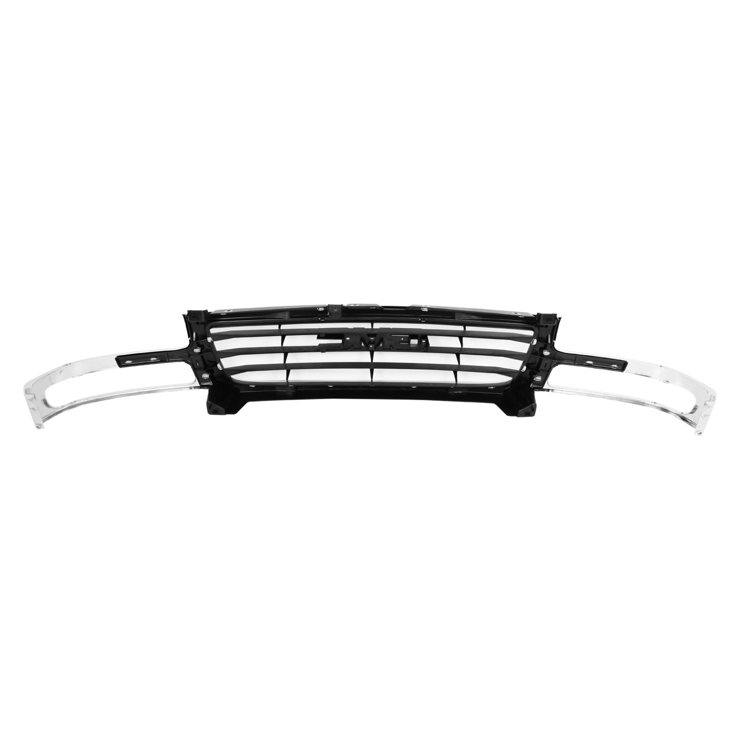 PARRILLA GRILLE - GC SERRA '03-'06/ GRILLE ASS'Y/ MAT-BLACK W/CHROME MOULDING/ (1500/2500)//PARTS.NO,GM1200475//OEM NO,19130791