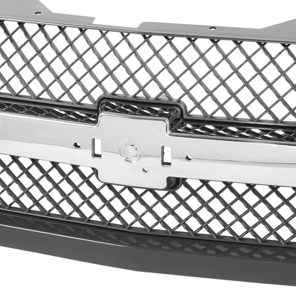 PARRILLA GRILLE - CV SIRADO '03-'05/ GRILLE ASS'Y/ MAT-GRAY W/CHROME MLDG/ (PTM) (BASE/LT/LS)/ (SAME=AVALANCHE)//PARTS.NO,GM1200489//OEM NO,19168629