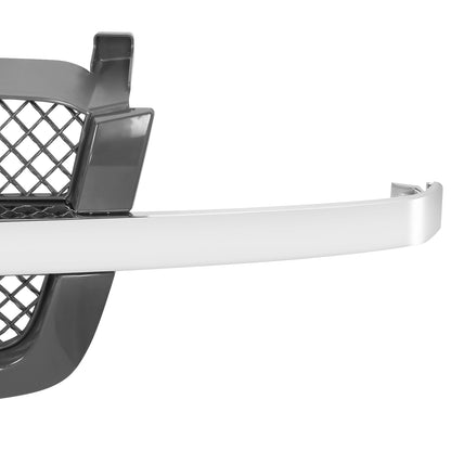 PARRILLA GRILLE - CV SIRADO '03-'05/ GRILLE ASS'Y/ MAT-GRAY W/CHROME MLDG/ (PTM) (BASE/LT/LS)/ (SAME=AVALANCHE)//PARTS.NO,GM1200489//OEM NO,19168629