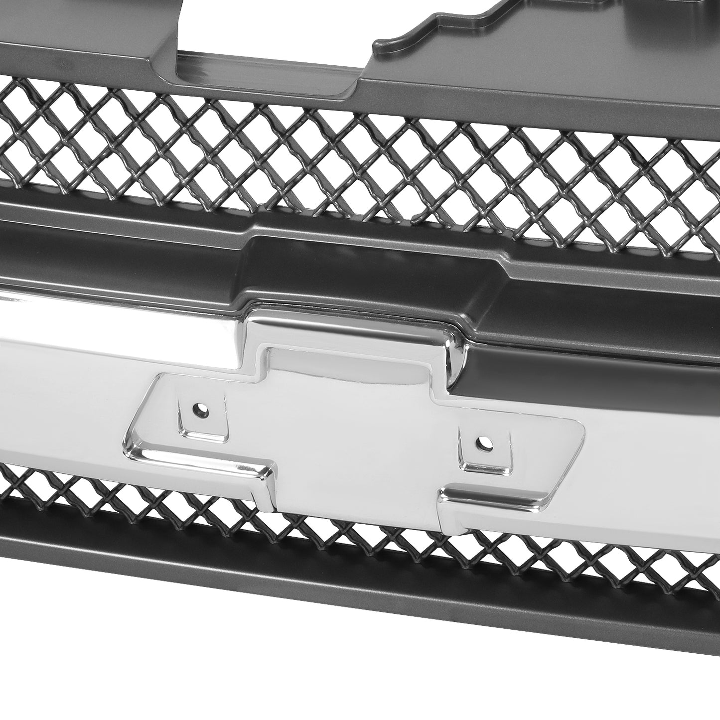 PARRILLA GRILLE - CV TRAIL-BLAZR 02-05/ GRILLE ASS'Y/ MAT-GRAY W/CHROME MLDG/ (W/H/L WASHER TYPE)//PARTS.NO,GM1200498//OEM NO,12336054
