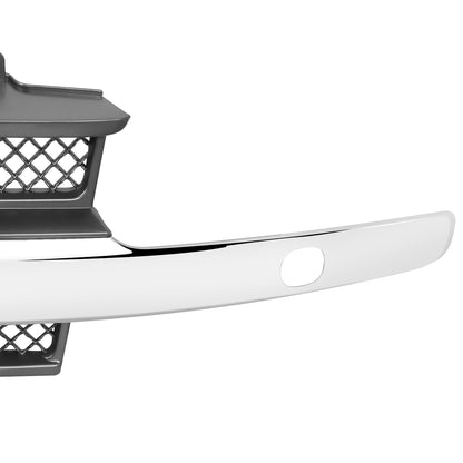 PARRILLA GRILLE - CV TRAIL-BLAZR 02-05/ GRILLE ASS'Y/ MAT-GRAY W/CHROME MLDG/ (W/H/L WASHER TYPE)//PARTS.NO,GM1200498//OEM NO,12336054