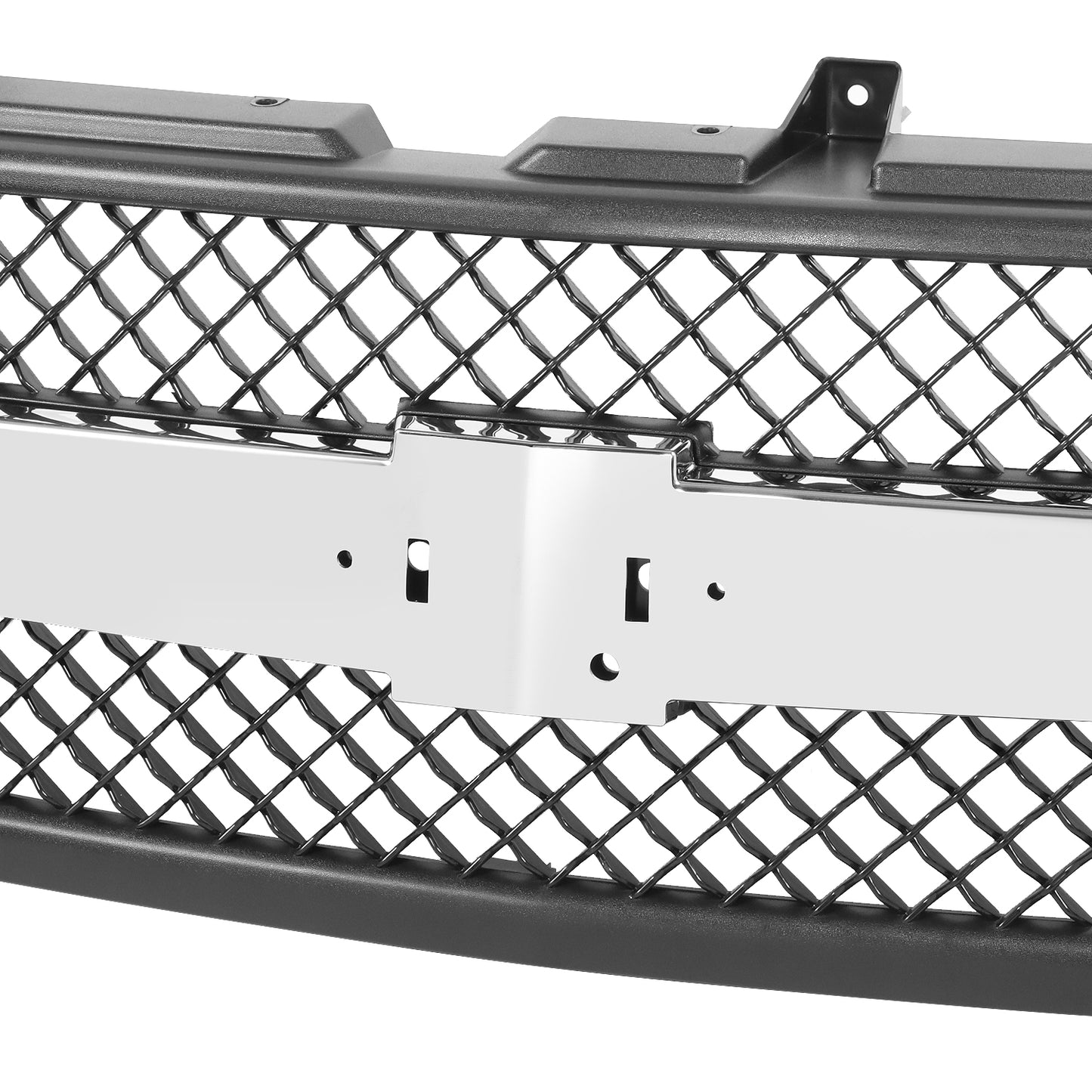 PARRILLA GRILLE - CV SIRADO '99-'02/ GRILLE ASS'Y 01-02/ CHROME/BLACK/ (2500HD/3500HD)//PARTS.NO,GM1200523//OEM NO,15088290