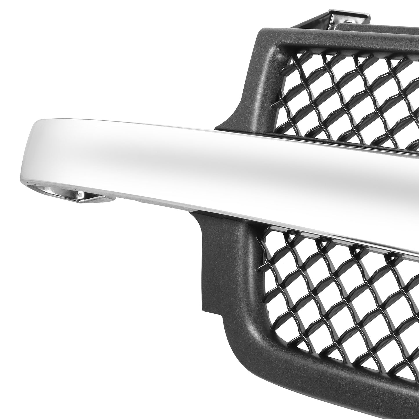 PARRILLA GRILLE - CV SIRADO '99-'02/ GRILLE ASS'Y 01-02/ CHROME/BLACK/ (2500HD/3500HD)//PARTS.NO,GM1200523//OEM NO,15088290