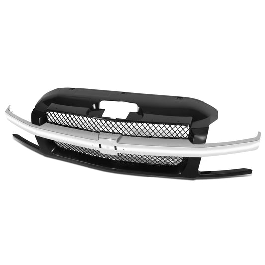 PARRILLA GRILLE - CV AVALANCH 02-06/ GRILLE ASS'Y/ MAT-BLACK W/CHROME MOULDING/ (W/BODY CLADDING)//PARTS.NO,GM1200543//OEM NO,19168631