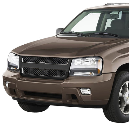 PARRILLA GRILLE - CV TRAIL-BLAZR 06-11/ GRILLE ASS'Y/ MAT-GRAY/BLACK/ W/CHROME MOULDING/ (PTM) (LT)//PARTS.NO,GM1200549//OEM NO,19121044