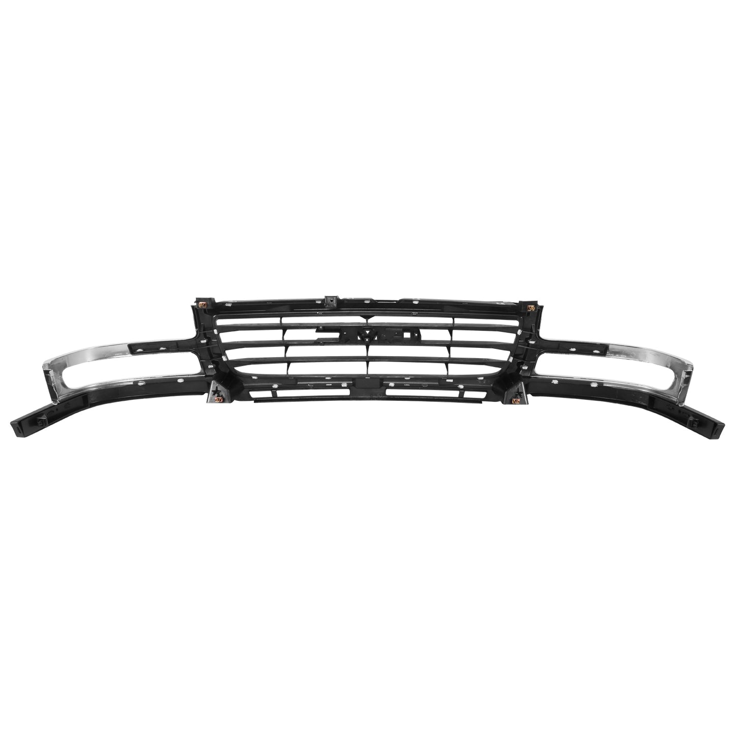 PARRILLA GRILLE - GC SERRA '03-'06/ GRILLE ASS'Y/ MAT-BLACK W/CHROME MOULDING/ (2500/3500HD )//PARTS.NO,GM1200568//OEM NO,19130795