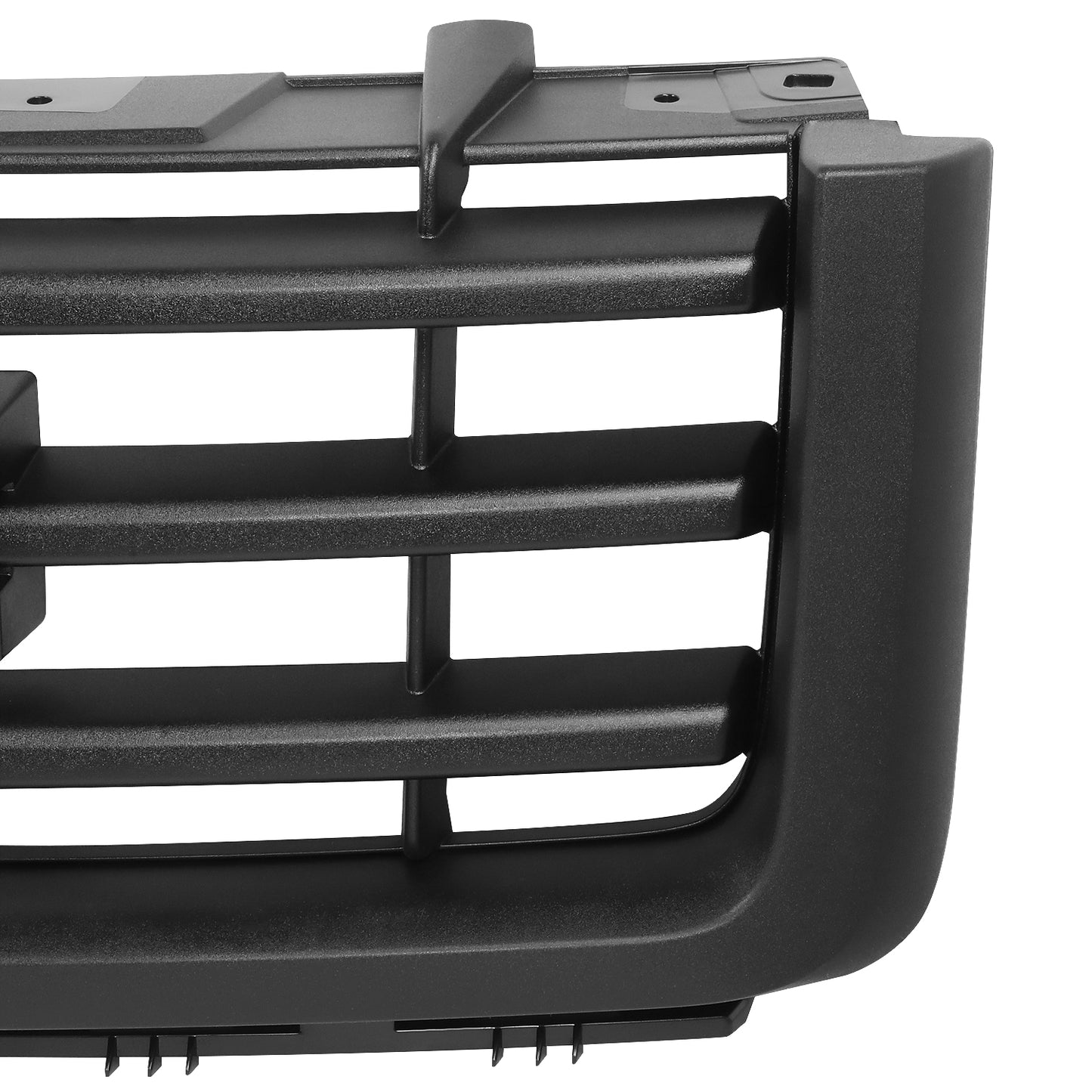 PARRILLA GRILLE - GC SERRA '07-'11/ GRILLE ASS'Y 07-13/ MAT-BLACK/ W/TEXTURED BLACK MOULDING/ (1500) (SL/SLT/WT MODEL)/(W/O DENALI)//PARTS.NO,GM1200583//OEM NO,22761793