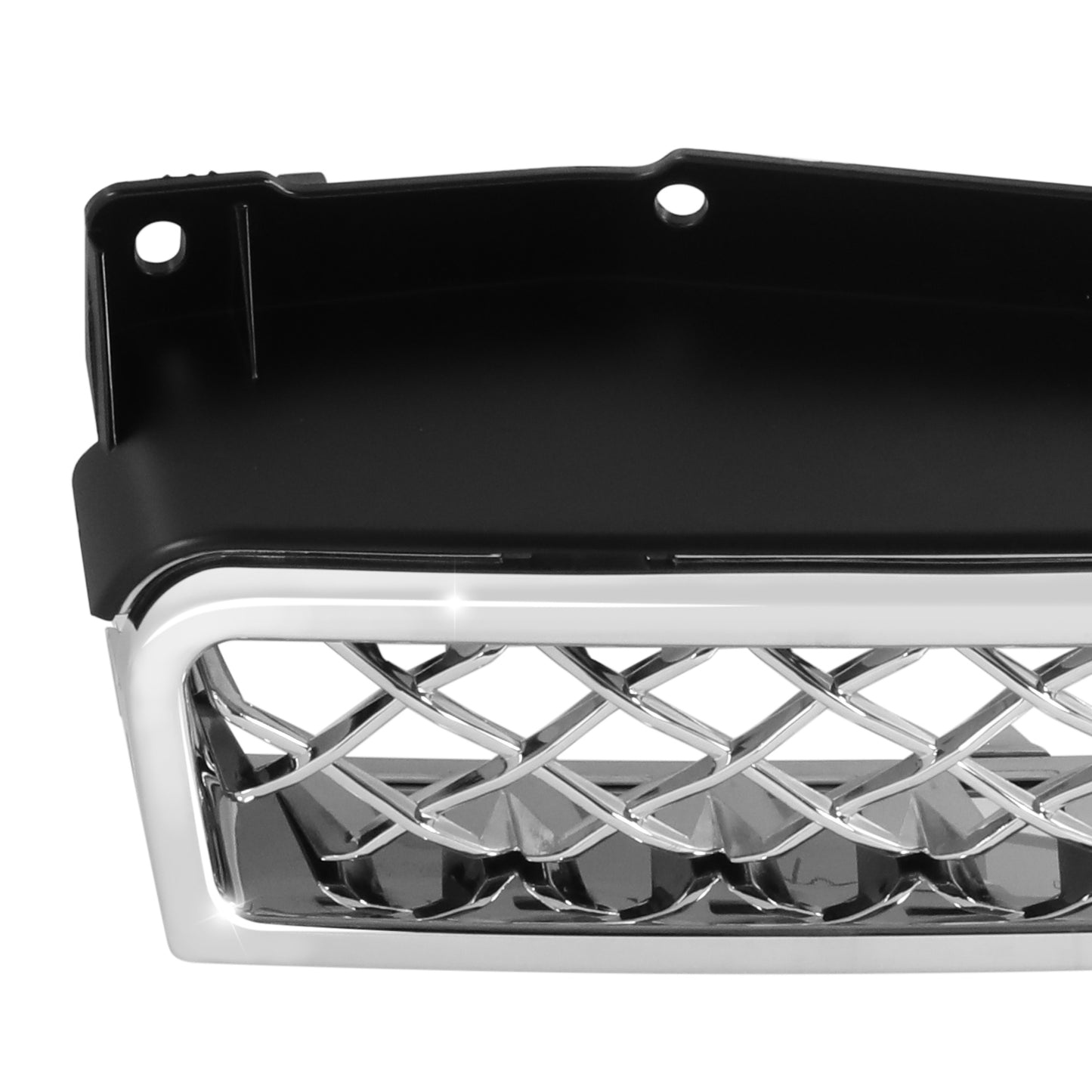 PARRILLA GRILLE - CV AVALANCH 07-13/ GRILLE ASS'Y/ UPPER CHROME/BLACK/ W/CHROME MOULDING/ W/O OFF ROAD PKG)/(SAME=TAHOE/SUBRBAN)//PARTS.NO,GM1200590//OEM NO,15944321