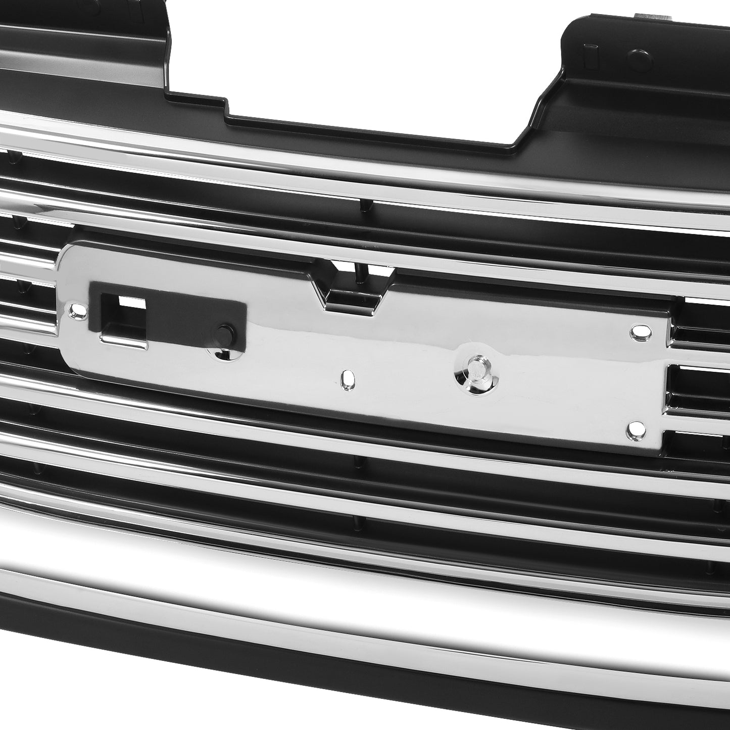 PARRILLA GRILLE - GM ENVOY '02-'09/ GRILLE ASS'Y 06-09/ CHROME SILVER/BLACK/ (W/O H/L WASH TYPE) (SLT)/ (SAME S15 JIMMY)//PARTS.NO,GM1200604//OEM NO,19121042