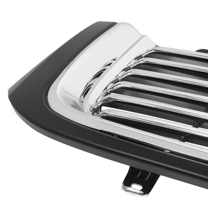 PARRILLA GRILLE - GM ENVOY '02-'09/ GRILLE ASS'Y 06-09/ CHROME SILVER/BLACK/ (W/O H/L WASH TYPE) (SLT)/ (SAME S15 JIMMY)//PARTS.NO,GM1200604//OEM NO,19121042