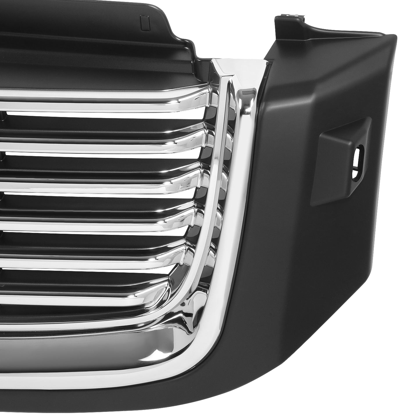 PARRILLA GRILLE - GM ENVOY '02-'09/ GRILLE ASS'Y 06-09/ CHROME SILVER/BLACK/ (W/H/L WASH TYPE) (SLT)/ (SAME S15 JIMMY)//PARTS.NO,GM1200605//OEM NO,19152499