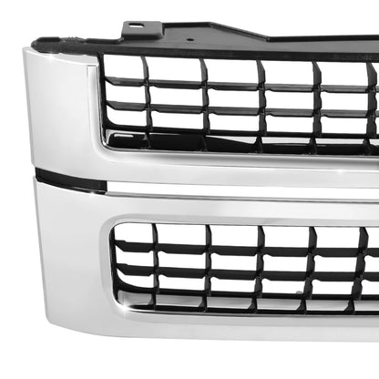 PARRILLA GRILLE - CV SIRADO '07-'13/ GRILLE ASS'Y/ MAT-BLACK W/CHROME FRAME/ (2500/3500)//PARTS.NO,GM1200608//OEM NO,25825521