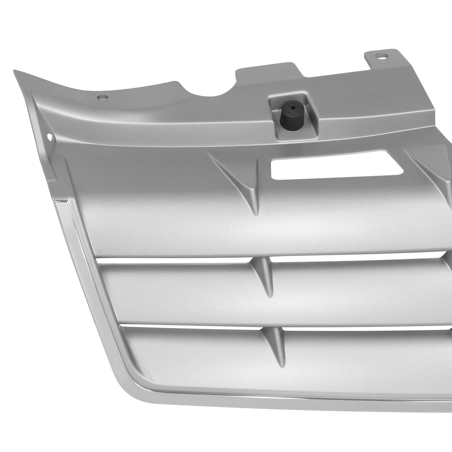 PARRILLA GRILLE - CADLAC SRX '04-'09/ GRILLE ASS'Y 04-05/ CHROME/PAINTED SILVER/ W/O SPORT PKG