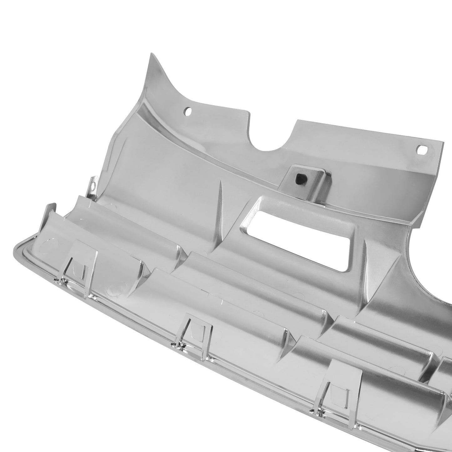 PARRILLA GRILLE - CADLAC SRX '04-'09/ GRILLE ASS'Y 04-05/ CHROME/PAINTED SILVER/ W/O SPORT PKG