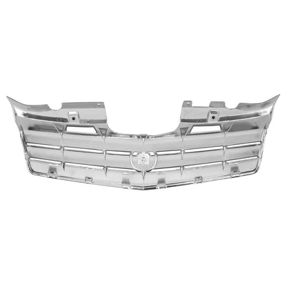PARRILLA GRILLE - CADLAC SRX '04-'09/ GRILLE ASS'Y 04-05/ CHROME/PAINTED SILVER/ W/O SPORT PKG