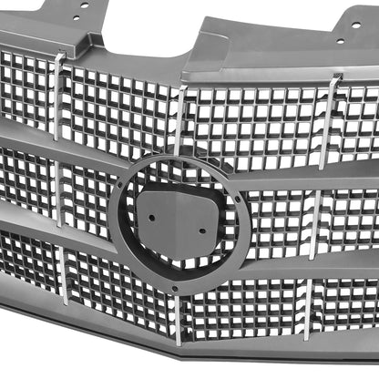 PARRILLA GRILLE - CADLAC CTS/CTS-V '08-'13/ GRILLE ASS'Y/ CHROME/SILVER/GREY/ (W/O CREST & WREATH)//PARTS.NO,GM1200616//OEM NO,25896043