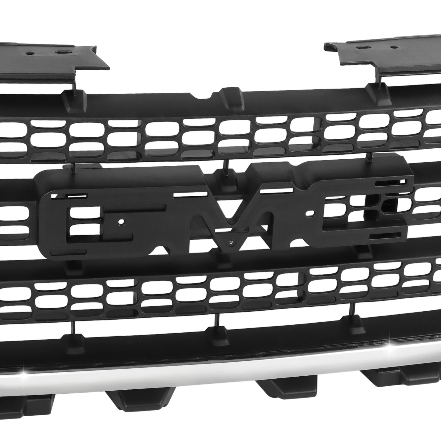 PARRILLA GRILLE - GC SERRA '11-'13/ GRILLE ASS'Y/ MAT-DARK GRAY/ W/CHROME MOULDING/ (2500/3500HD)//PARTS.NO,GM1200633//OEM NO,20966059