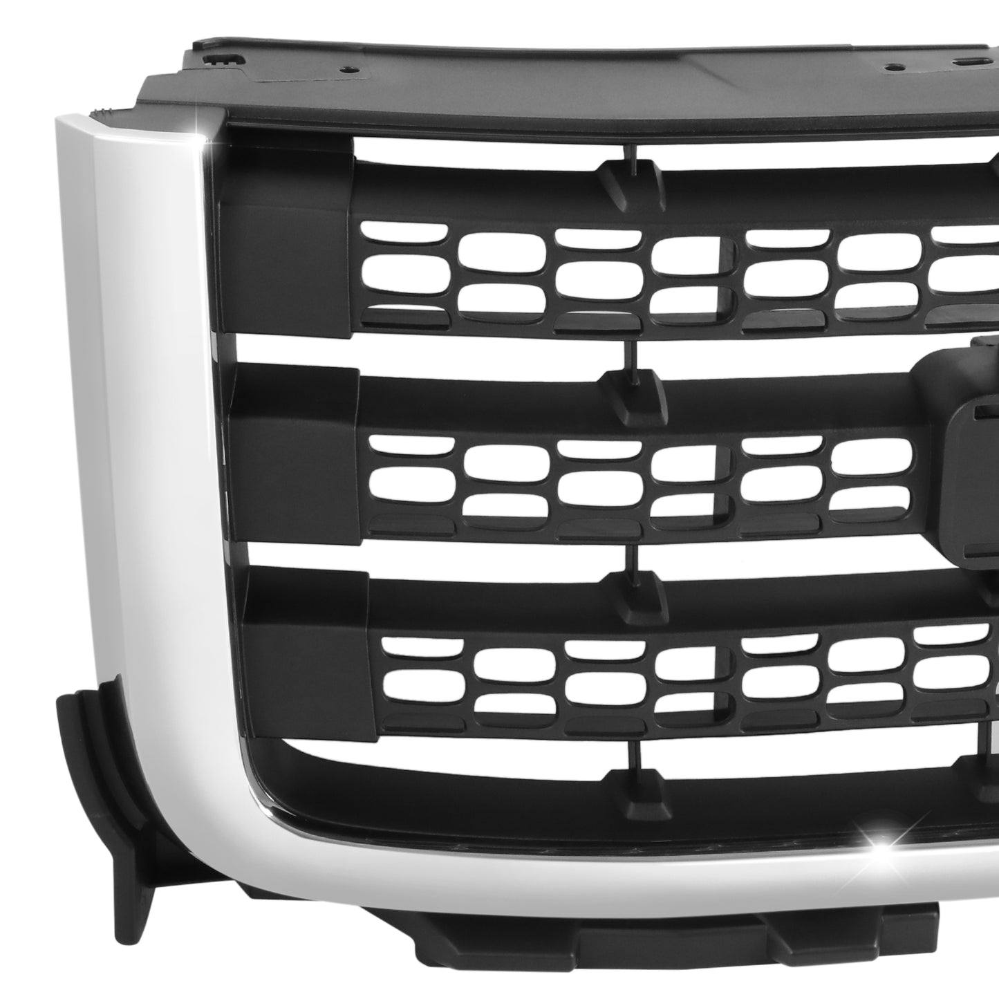 PARRILLA GRILLE - GC SERRA '11-'13/ GRILLE ASS'Y/ MAT-DARK GRAY/ W/CHROME MOULDING/ (2500/3500HD)//PARTS.NO,GM1200633//OEM NO,20966059