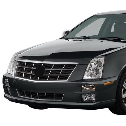 PARRILLA GRILLE - CADLAC STS '08-'11/ GRILLE ASS'Y/ UPPER CHROME-GRAY/ W/O ADAPTIVE CRUISE CONTROL/ W/O PLATINUM EDITON//PARTS.NO,GM1200659//OEM NO,25876961