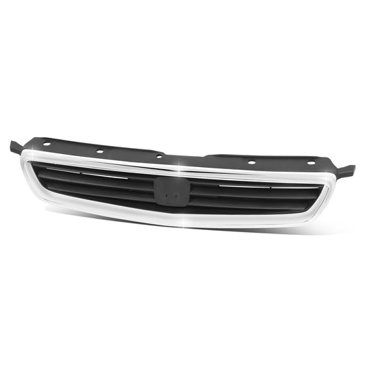PARRILLA GRILLE - HD CVIC 4DR '96-'98/ GRILLE ASS'Y/ MAT-BLACK/ W/CHROME MOULDING (4D)/ (USA BUILT)//PARTS.NO,HO1200124//OEM NO,71121S04000-PFM