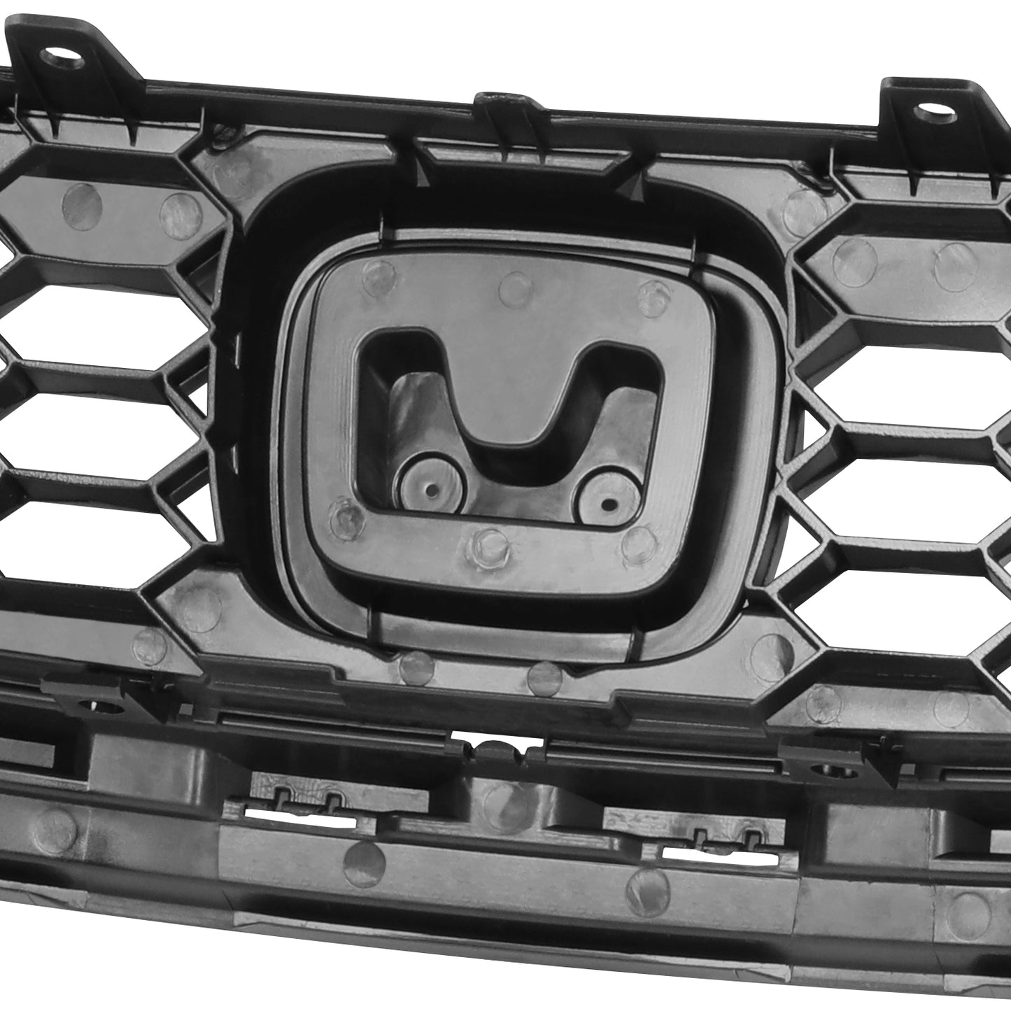 PARRILLA GRILLE - HD CVIC '12/'13-'15 (CP/SDN)/ GRILLE ASS'Y 13-15/ PAINTED BLACK (4D)(2.4)/ (SAME=SI)//PARTS.NO,HO1200218//OEM NO,71121TR3A11