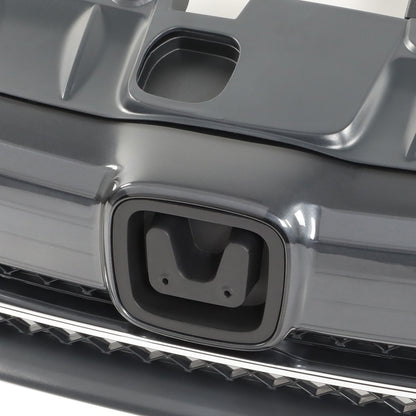 PARRILLA GRILLE - HD CVIC '12/'13-'15 (CP/SDN)/ GRILLE ASS'Y 14-15/ MAT-GRAY W/CHROME MOULDING/ (2D)(1.8)//PARTS.NO,HO1200221//OEM NO,71120TS8A51