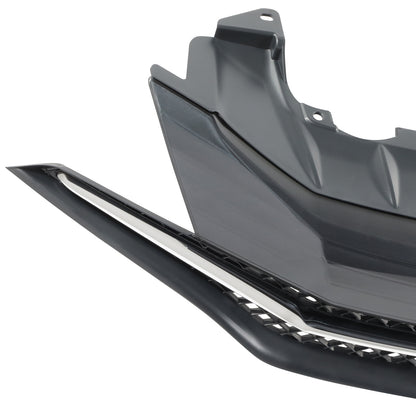 PARRILLA GRILLE - HD CVIC '12/'13-'15 (CP/SDN)/ GRILLE ASS'Y 14-15/ MAT-GRAY W/CHROME MOULDING/ (2D)(1.8)//PARTS.NO,HO1200221//OEM NO,71120TS8A51