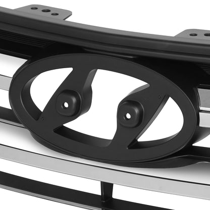 PARRILLA GRILLE - HY SNTA FE 13-18/19-22/ GRILLE ASS'Y 13-14/ CHROME/BLACK/ (W/CHROME MOULDING)/ (SANTA FE SPORT)