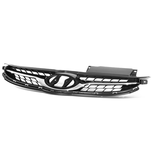 PARRILLA GRILLE - HY ELNTR 11-13/14-16/ GRILLE ASS'Y 11-13/ MAT-GRAY W/CHROME MOULDING/ (4D)(GL|GLS|L)/ (KOREA BUILT)//PARTS.NO,HY1200166//OEM NO,863503X000