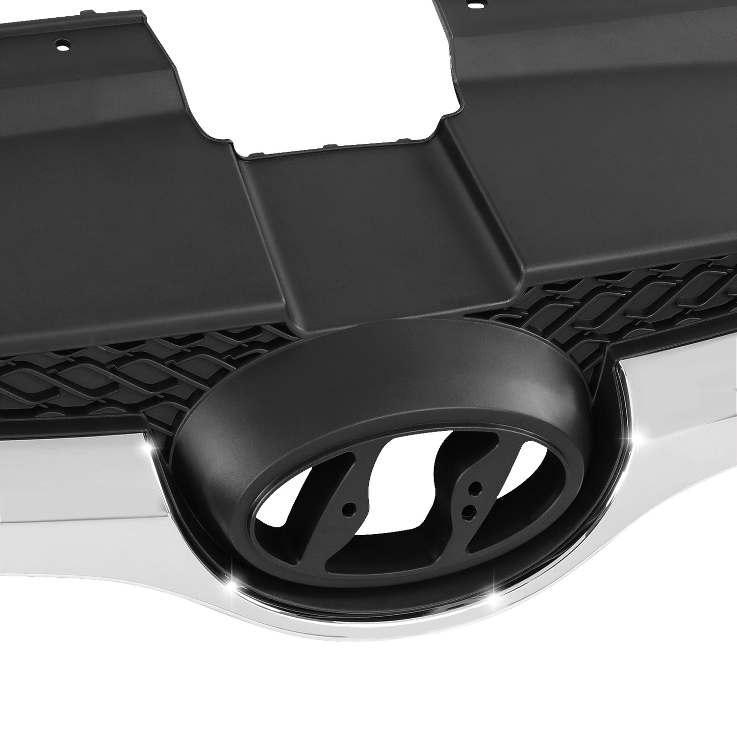 PARRILLA GRILLE - HY VLOSTR CP '12-'14/'15-'18/ GRILLE ASS'Y 12-18/ MAT-GRAY W/CHROME MOULDING/ (W/O TURBO)//PARTS.NO,HY1200170//OEM NO,863502V100