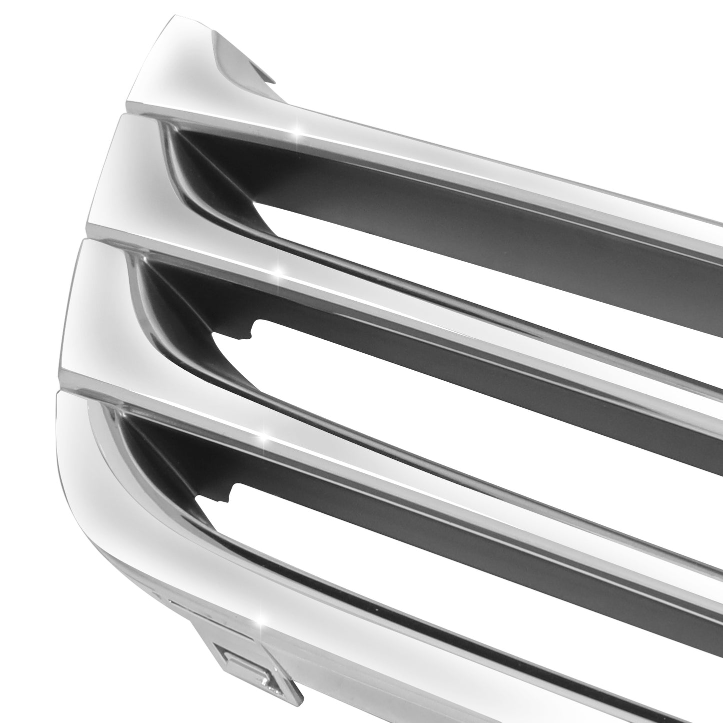 PARRILLA GRILLE - HY GESIS(4D)'09-'14/(2D)10-12/ GRILLE ASS'Y 11-14/ CHROME W/PAINTED SILVER GRAY/ (4D)