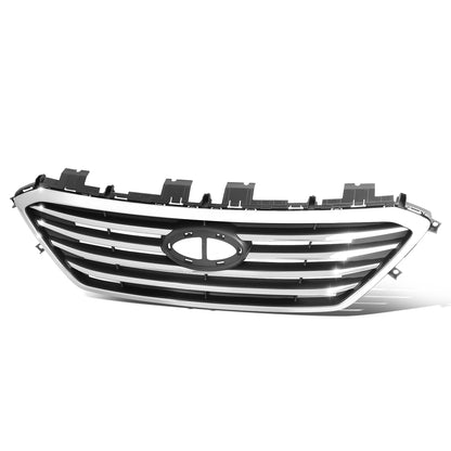 PARRILLA GRILLE - HY SONATA '15-'17/'18-'19/ GRILLE ASS'Y 15-17/ PAINTED SILVER W/CHROME MLDG/ (W/O AUTO CRUISE) (STD)//PARTS.NO,HY1200174//OEM NO,86350C2000
