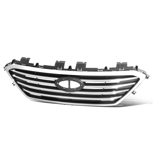 PARRILLA GRILLE - HY SONATA '15-'17/'18-'19/ GRILLE ASS'Y 15-17/ PAINTED SILVER W/CHROME MLDG/ (W/O AUTO CRUISE) (STD)//PARTS.NO,HY1200174//OEM NO,86350C2000