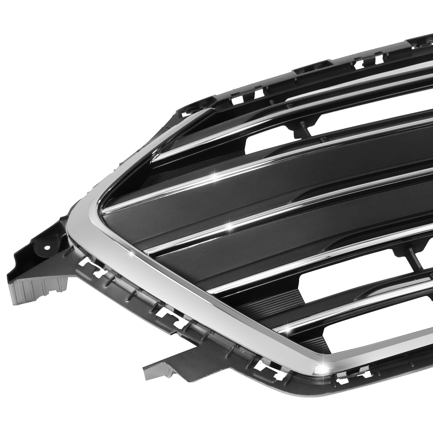 PARRILLA GRILLE - HY ELNTR 17-18/19-20/ GRILLE ASS'Y 17-18/ BLACK W/CHROME MOULDING/ (1.4/2.0)(4D)(KOREA BUILT)/ (W/O AUTO CRUISE)//PARTS.NO,HY1200200//OEM NO,86350F2100