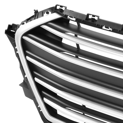 PARRILLA GRILLE - HY ELNTR 17-18/19-20/ GRILLE ASS'Y 17-18/ BLACK W/SILVER MOULDING/ (1.4/2.0)(4D)(USA BUILT)//PARTS.NO,HY1200204//OEM NO,86350F3000