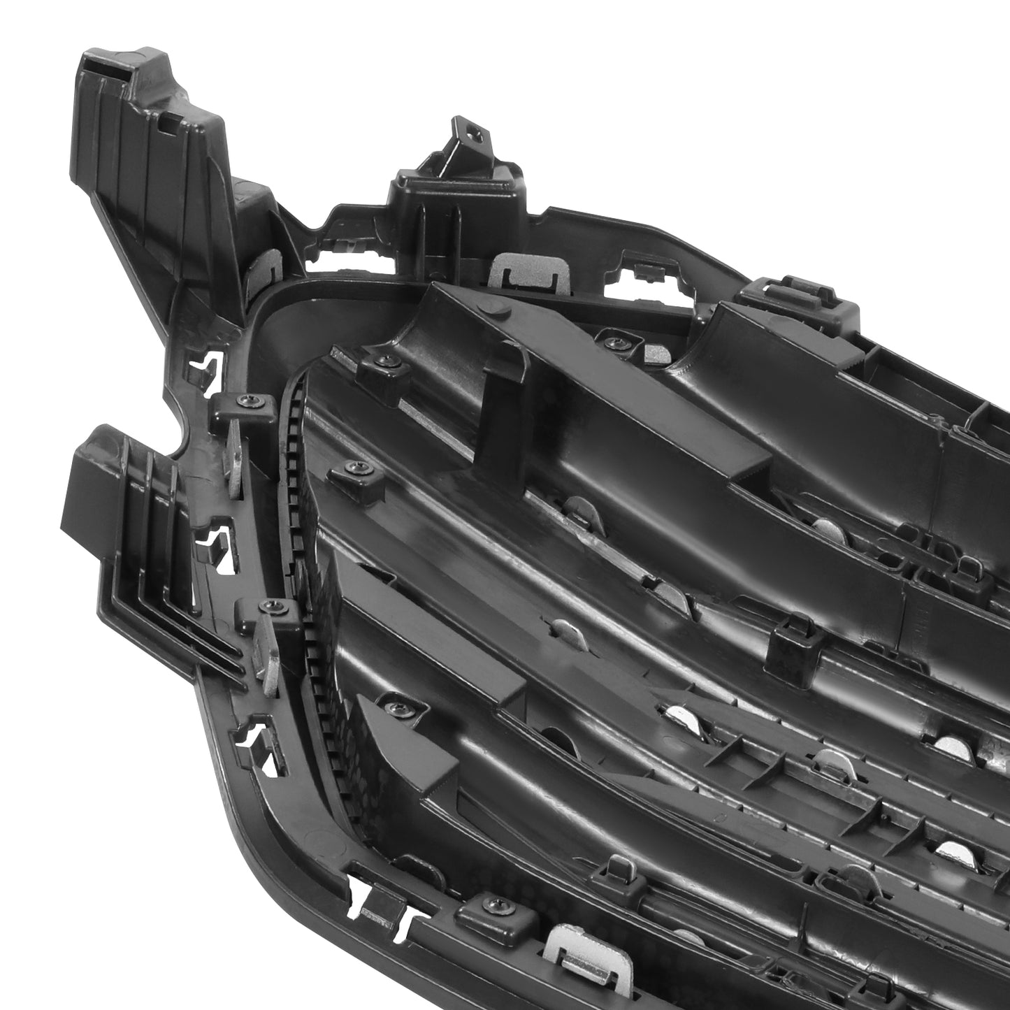PARRILLA GRILLE - HY ELNTR 17-18/19-20/ GRILLE ASS'Y 17-18/ BLACK W/SILVER MOULDING/ (1.4/2.0)(4D)(USA BUILT)//PARTS.NO,HY1200204//OEM NO,86350F3000