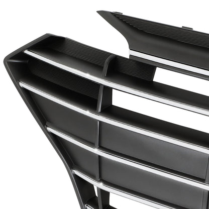 PARRILLA GRILLE - HY ELNTR 17-18/19-20/ GRILLE ASS'Y 19-20/ CHROME SILVER/BLACK/ W/CHROME MOULDING/ W/O INTELLIGENT CRUISE CONTROL/(4D)(USA BUILT)//PARTS.NO,HY1200212//OEM NO,86350F3510