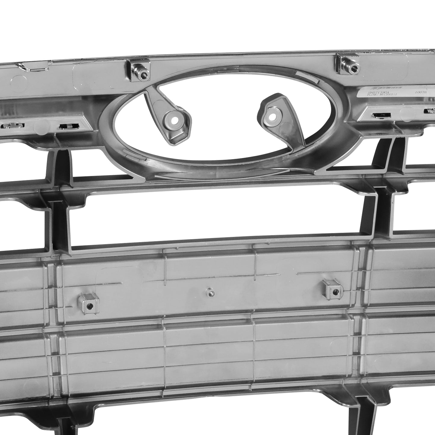 PARRILLA GRILLE - HY ELNTR 17-18/19-20/ GRILLE ASS'Y 19-20/ CHROME SILVER/BLACK/ W/CHROME MOULDING/ W/O INTELLIGENT CRUISE CONTROL/(4D)(USA BUILT)//PARTS.NO,HY1200212//OEM NO,86350F3510