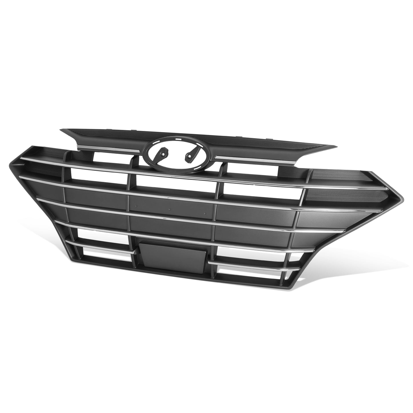 PARRILLA GRILLE - HY ELNTR 17-18/19-20/ GRILLE ASS'Y 19-20/ CHROME SILVER/BLACK/ W/SILVER BLACK MOULDING/ W/INTELLIGENT CRUISE CONTROL/(4D)(USA BUILT)//PARTS.NO,HY1200213//OEM NO,86350F3520